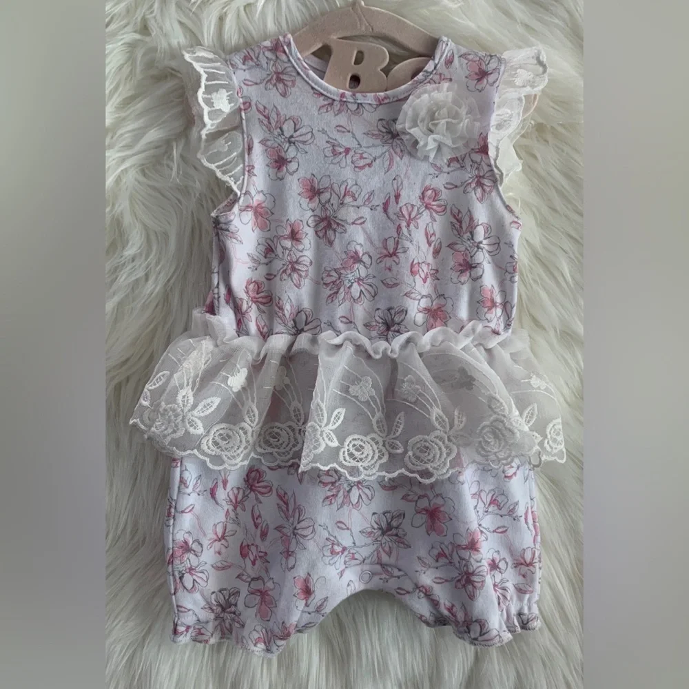 Laura Ashley baby - Floral tutu romper (Size 6-9m)